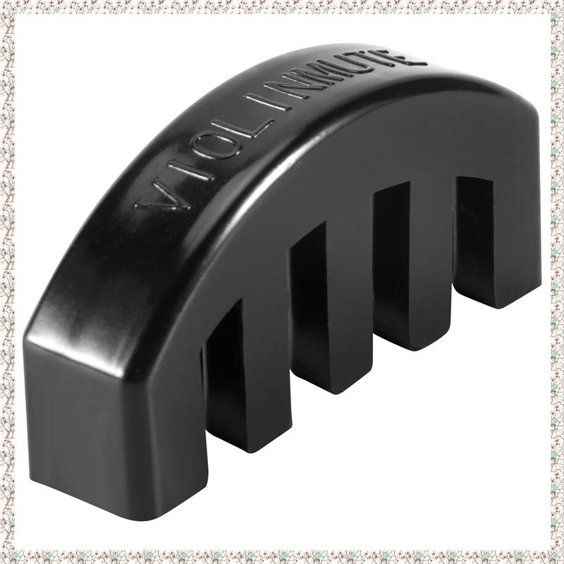 Rubber Mute 4/4 Violin Fiddle slight Practice Black