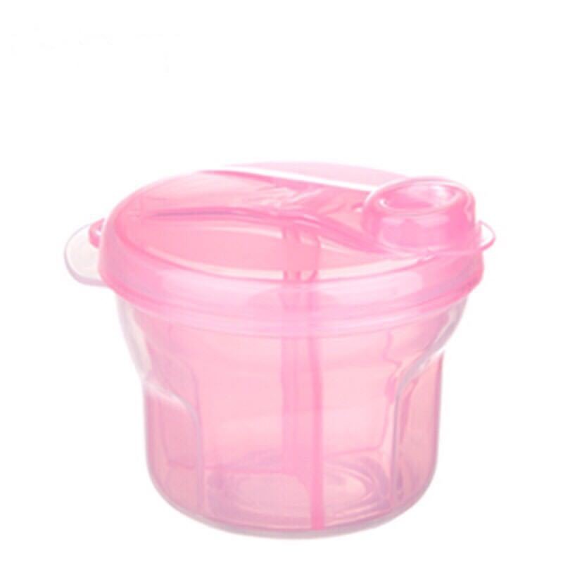 240ML Baby Milk Powder Dispenser 4-Grids Portable Baby Food Storage Box Non-Spill Milk Powder Snacks Container