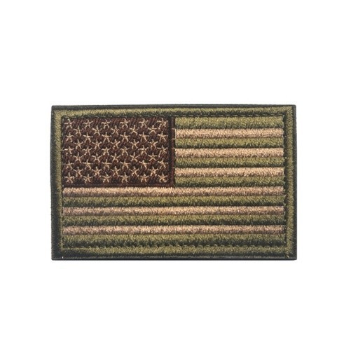 Patch vải velcro cờ Mỹ_USA dán ba lô nón quần áo túi xách