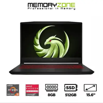 Máy tính Laptop Gaming MSI Bravo 15 B5DD-276VN (Ryzen 5 5600H, Radeon RX 5500M 4GB, Ram 8GB DDR4, SSD 512GB, 15.6 Inch IPS FHD)