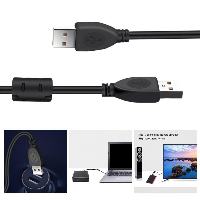 28AWG+24AWG USB 2.0 Male to Male Extension Cable 480Mbps Data Transmission Wire for Hard Drive and Laptop Cooling Fan Harga  10 Ringgit*Penghantaran Percuma