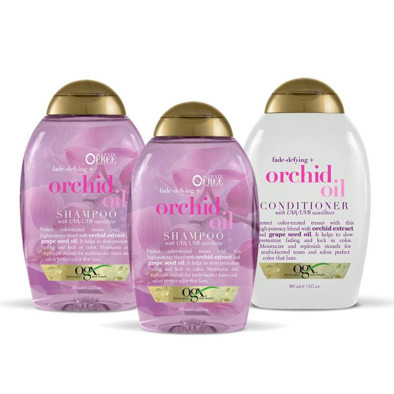 Buy OGX Orchid Oil Shampoo and Conditioner Value Bundle Singapore