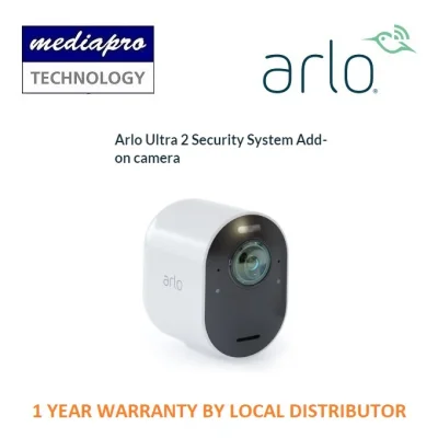 Arlo VMC5040-200APS Ultra 2 Security System Add-on Camera - 1 Year Local Distributor Warranty
