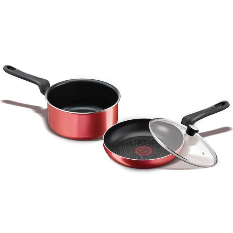 NDP Promotion - Tefal CWS267 Red Star Collection Frypan & Saucepan Set Singapore