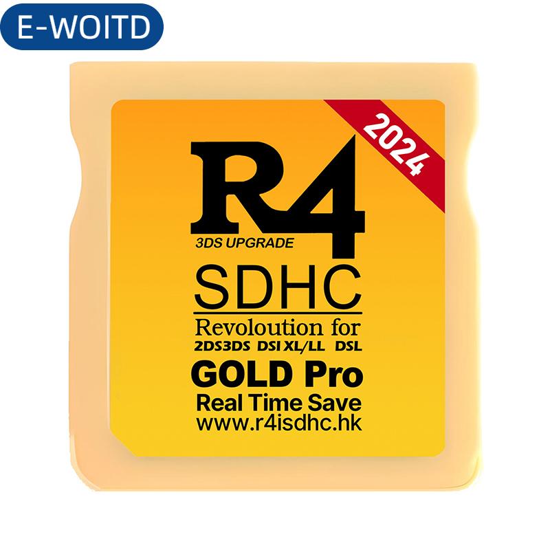 E-WOITD 2024 cho NDS trò chơi thẻ cho R4i SDHC TF thẻ R4 SDHC Vàng Pro thẻ Video Trò chơi thẻ Vàng trắng bạc thẻ nhớ kỹ thuật số