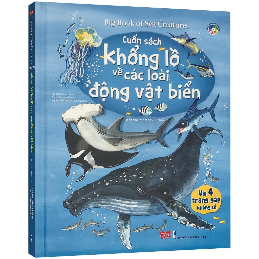 Cuốn sách khổng lồ về các loài động vật biển (Tái bản)