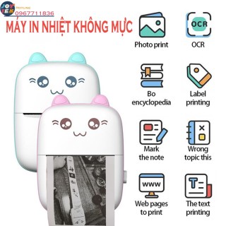 Máy In Nhiệt Mini Bluetooth, Máy in ảnh, in tài liệu, in Phao thumbnail