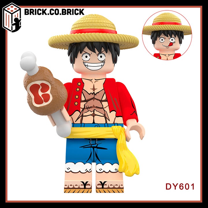 Onepiece Đồ chơi Lắp ráp Luffy Phiên bản Mới Mô hình Vua Hải Tặc Luffy DY601-DY602