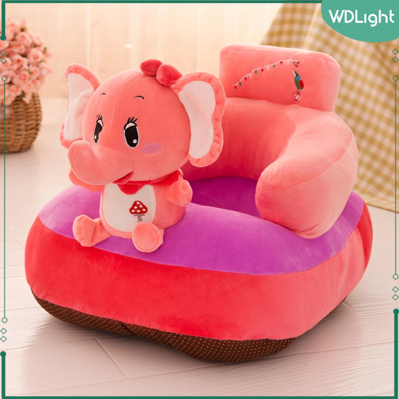 WDLight Cartoon Baby Sofa Cover Washable Learning Sitting Animal School for Infants - 3