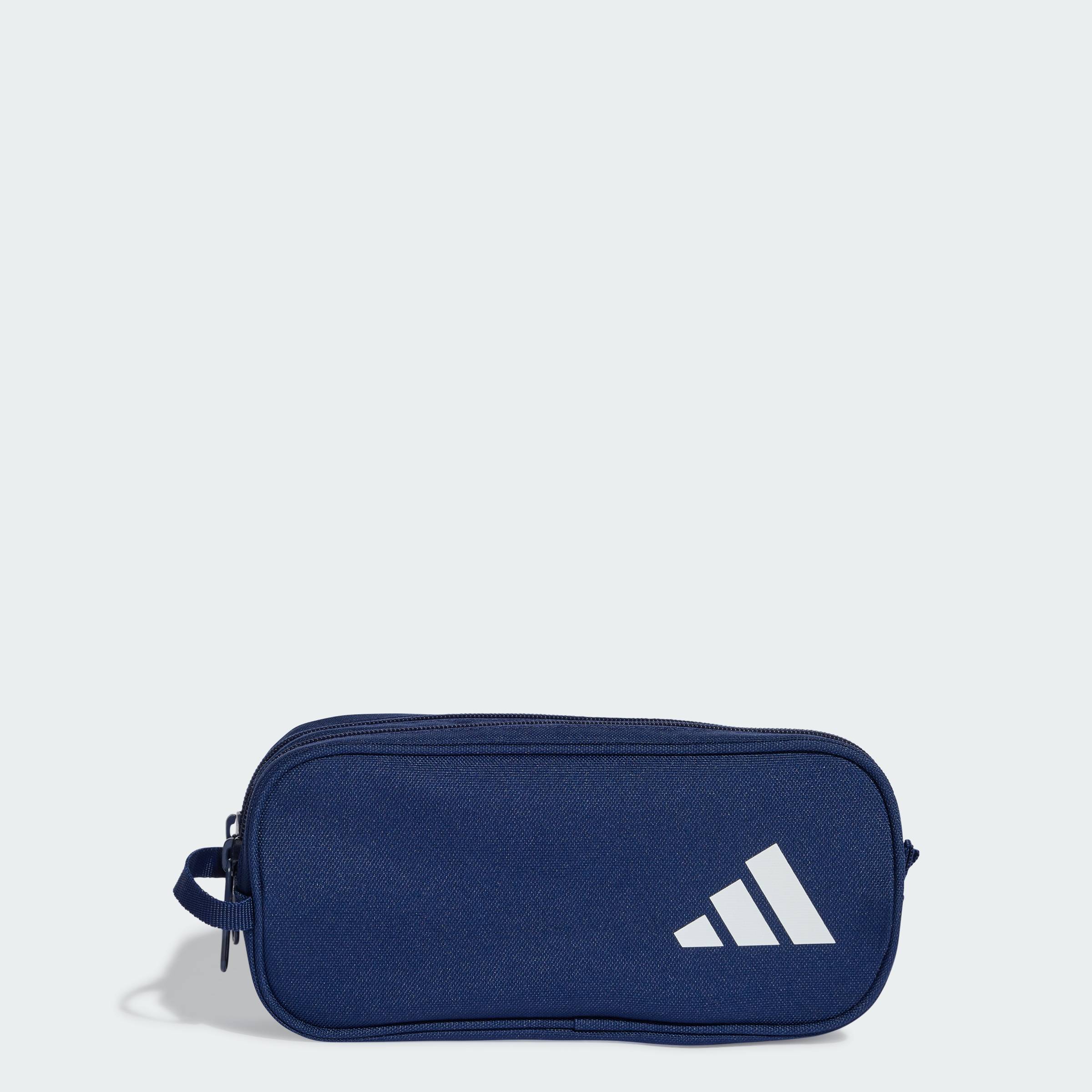  adidas Lifestyle Two Zipper Pencil Case Unisex Blue JX6590 