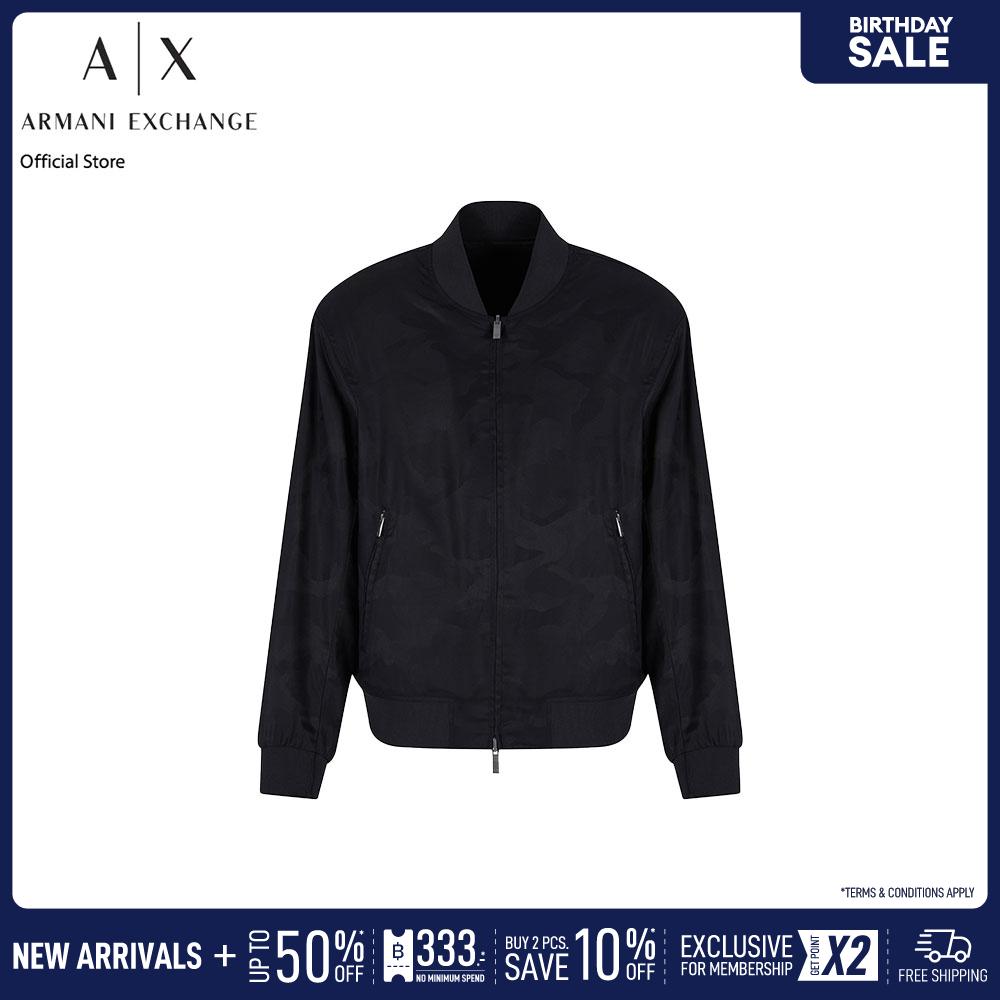 Armani Exchange Jacket Men XM000390-AF13170-FC039 Black ราคา 14,590 บาท*ส่งฟรี