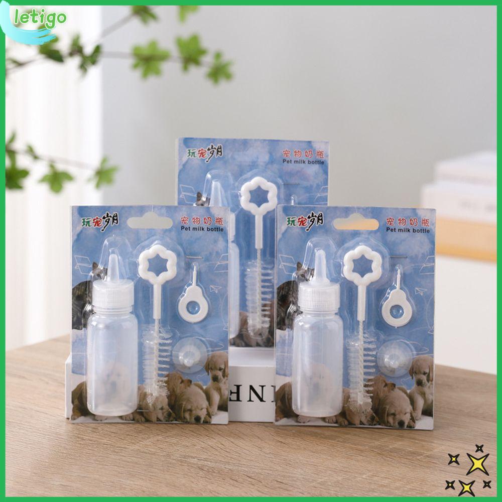 LETIGO Cún yêu Dụng cụ cho ăn Sự thay thế  nhỏ Con mèo Sơ sinh Bộ dụng cụ bình sữa cho thú cưng Nuôi dưỡng thú cưng Bình sữa 60ml