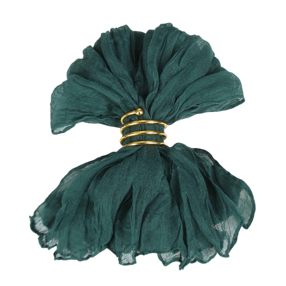 GUOGU 6pcs Màu đơn sắc Khăn giấy gạc 50x50cm Xếp ly vuông Trang trí đám cưới Thanh lịch  Mảnh Cổ Điển Vải gạc Bali Tiệc cưới - 4