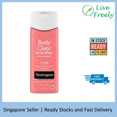 Neutrogena Body Clear Body Wash Pink Grapefruit 250ML EXP 2023+ (Acne, Pimple Treatment, Salicylic Acid)