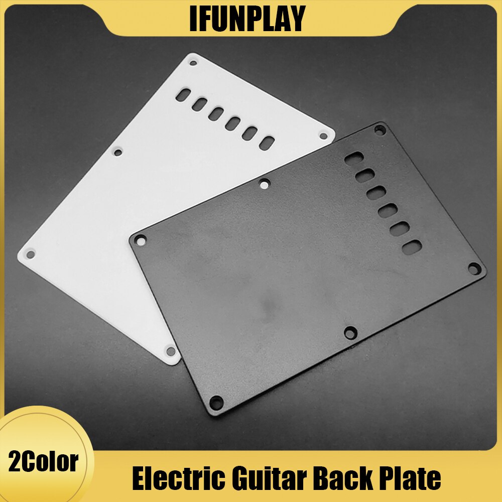 ABS 6 Holes Guitar Tremolo Cavity Cover Back Plate Standard Guitar Replacement For ST Electric Guitar Part Essories
