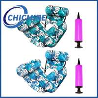 Chicmine Sunbathing Pool Float Leak Proof Pool Float Inflatable Pool Float for Adults – Thick Pvc Floating Lounge Chair Blow-up Pool Noodles for Swimming Pool Beach Lake Summer Party Fun