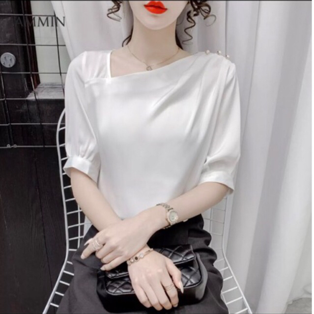 Rập giấy mẫu a439 - rập áo xếp li vai cổ chéo