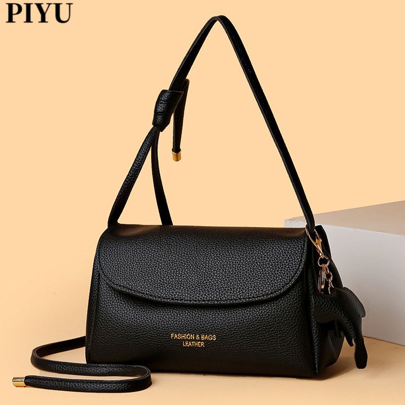 รูปสินค้า Piyu 【2-3 Day Delivery】 Women's Shoulder Bag Fashion Shoulder Bag Cushion-Shaped Bag Good Quality Pu Leather, Can Hold a
