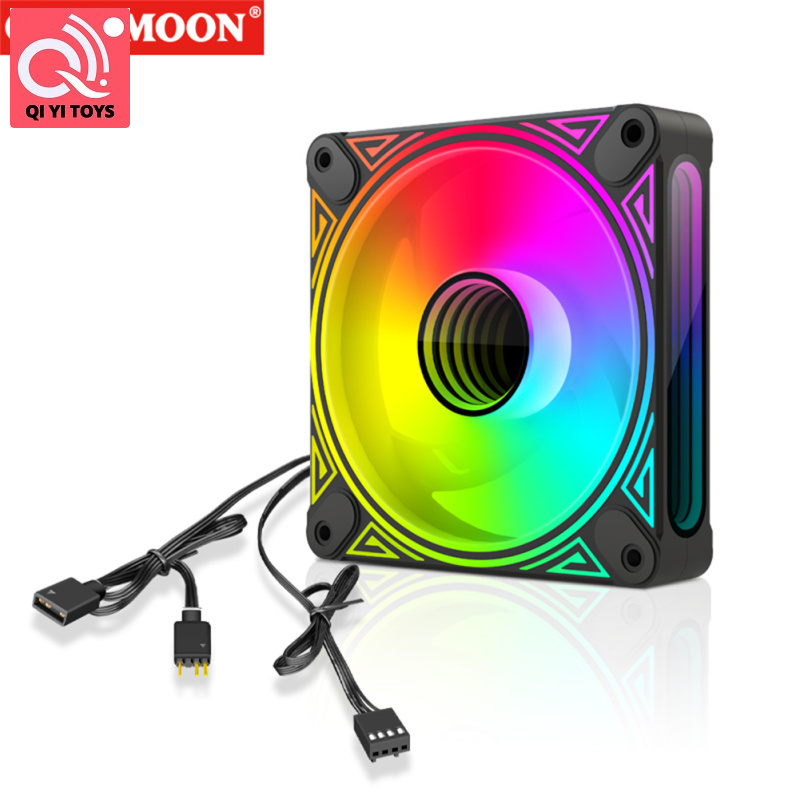 DM1 Cooler Fan ARGB PC CPU Silent Case Luminous Fan 4.72 Cooling PC Fans