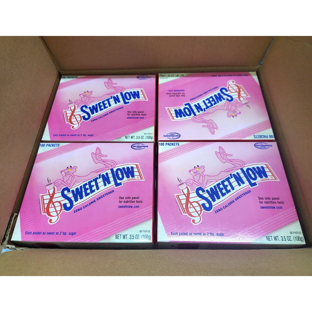 THÙNG 12 HỘP LỚN -- ĐƯỜNG ĂN KIÊNG BÁO HỒNG SWEET’N LOW Zero Calorie Sweetener