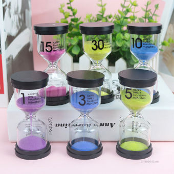 1/3/5/10/15/30 Phút Đồng Hồ Cát Đồng Hồ Cát Sandglass Cát Nấu Đồng Hồ Trẻ Em Tặng Cát hẹn Giờ Trang Trí Nhà Cửa OL-VN
