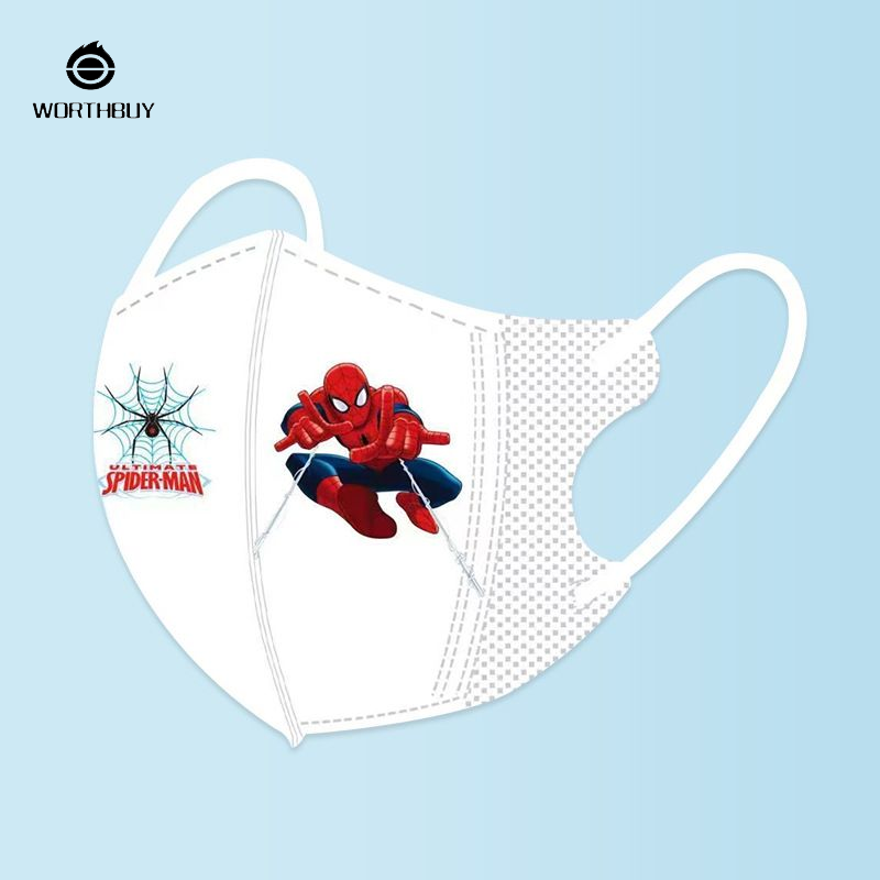 Mặt nạ bảo vệ trẻ em Wei Man Spider-Man Iron Man mặt nạ dùng một lần