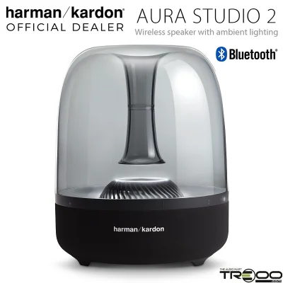 Harman Kardon Aura Studio 2 Wireless Bluetooth Speaker with Room Ambient Lamp Light
