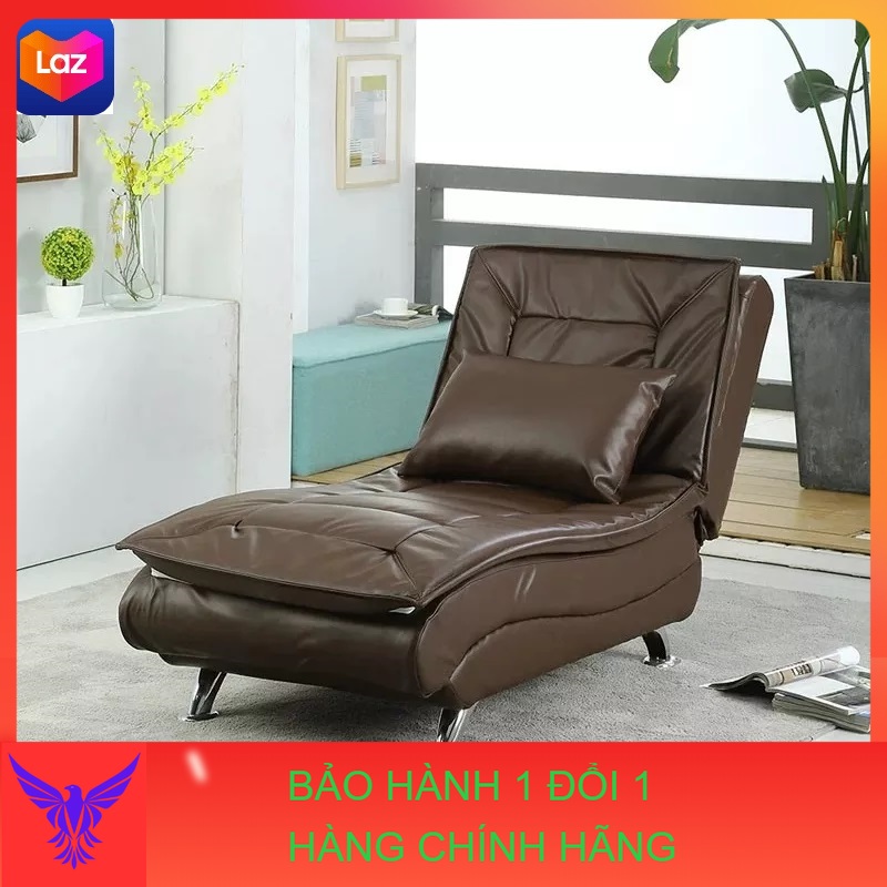 Ghế SOFA lười bằng DA 178x70x45cm Ghế Sofa thư giãn kiêm giường Sofa Ghế lười sofa bằng da 3 chế độ nằm tựa ngồi ghế phòng khách phòng ngủ-ghế lười nằm đọc sách xem phim