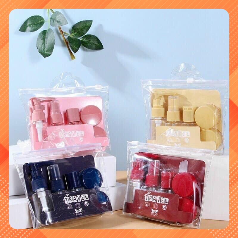 Bộ set chiết mỹ phẩm du lịch 5 món tiện dụng