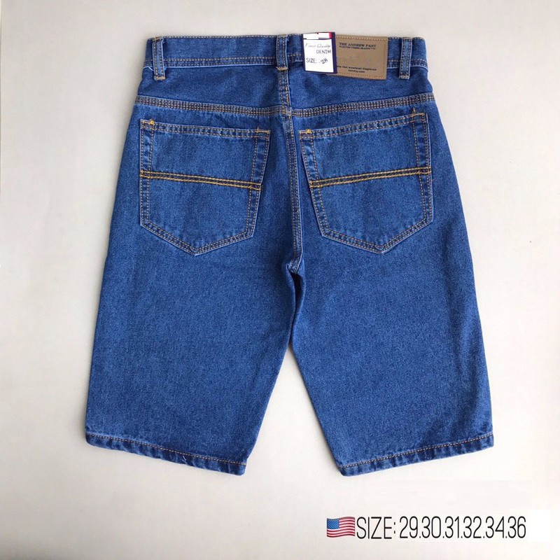 COD Quần jean nam SHORT JEAN 03 màu cơ bản quần jean nam vải jean cotton mềm mịn form chuẩn đẹpERDHTRFXDHTF