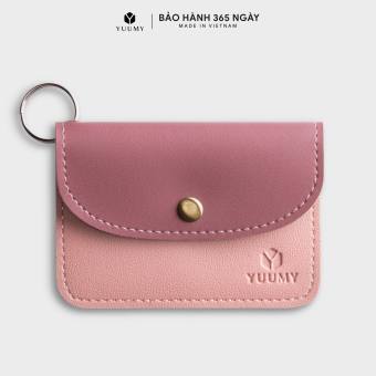 Ví Yuumy (Thời trang nữ đựng namecard đa năng - Ví móc khóa da Seasand YMK3)