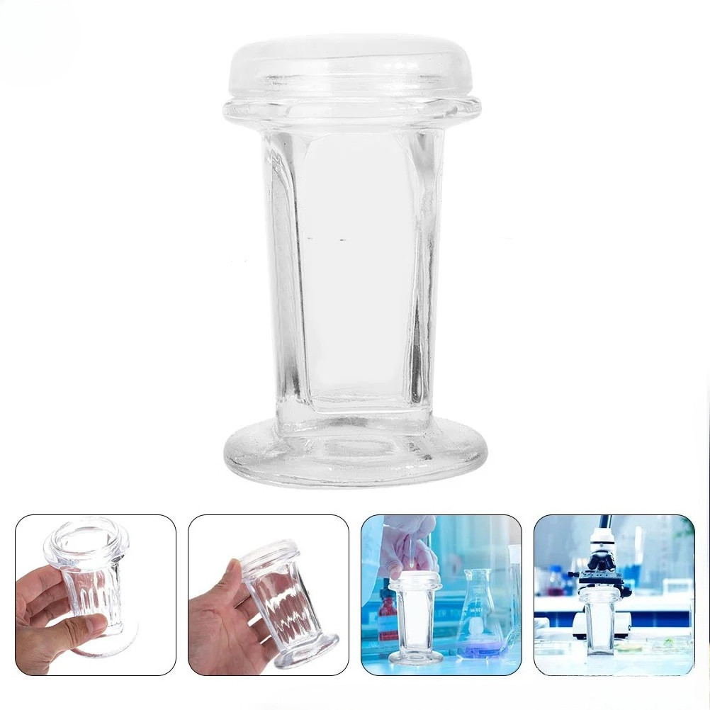 5Slide 10Slide Glass Staining Container Jar with Lid for Laboratory Microscope Slides Staining Tool Essential - Brand nobrand Presyo 249 Piso*Libreng Shipping