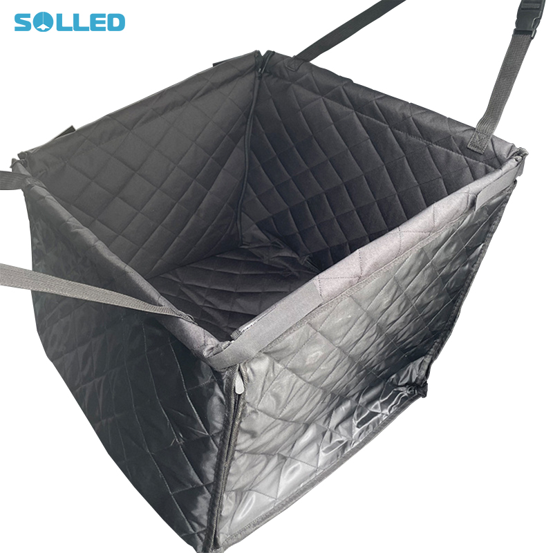 Car Dog Seat, Medium Dog Car Seat With Seat Fixing Device, 4 PVC Pipes, 600D Oxford Cloth Waterproof Fabric, 2-in-1 Dog Hammock For Midsize And Large Cars ราคา 627 บาท*ส่งฟรี