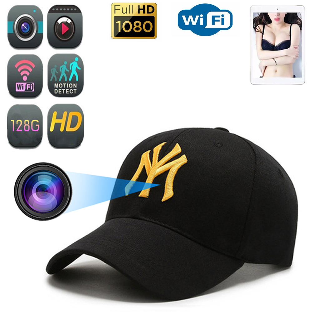 Ready Stock 100% Original 1080P HD Wifi Wearable Hat Camera DVR Baseball