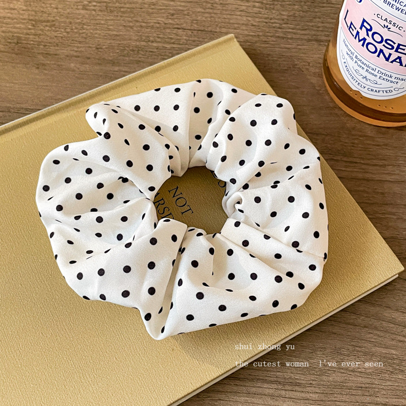 【ZEVER】Dây Buộc Tóc Nơ Hàn Quốc Với Vòng Tóc Ruột Lớn Cho Nữ Buộc Tóc Dây Cao Su Phụ Kiện Tóc