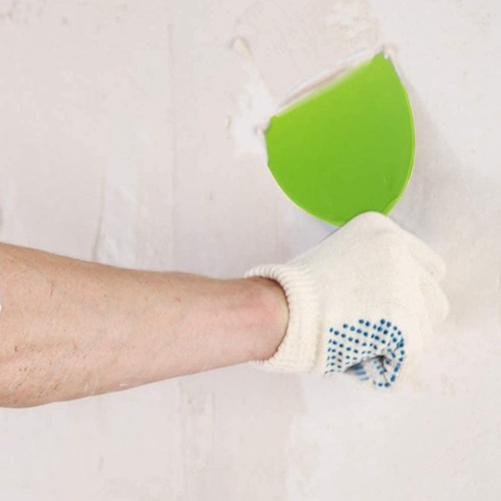 1*2/4/6/8/10 inch Nhựa scraper Sealant hoàn thiện bộ dụng cụ màu xanh lá cây linh hoạt điền dao bồn tắm và phòng tắm khoảng cách Silicone Scraper