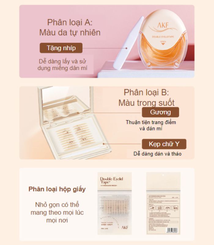 Kích mí akf, dán kích mí trong suốt siêu tàn hình