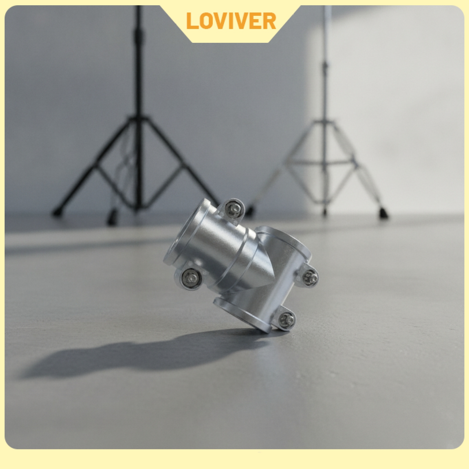 LOVIVER Metal T-Leg Clamp Screw-Fastened Drum Rack T Clamp Silver Drum Rack Tube Clip Stable for Drummers, Technicians, Stage ราคา 3,070 บาท*ส่งฟรี