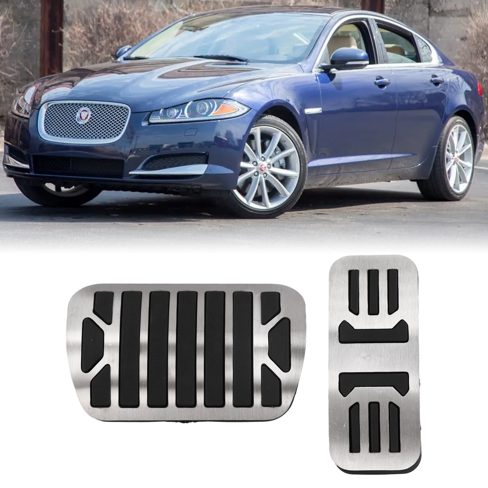 MileAuto Effortless Installation of Stainless Steel Pedal Covers for Jaguar XE XF XJ XJL Fast Delivery Giá 626,000 Đồng*Miễn phí vận chuyển