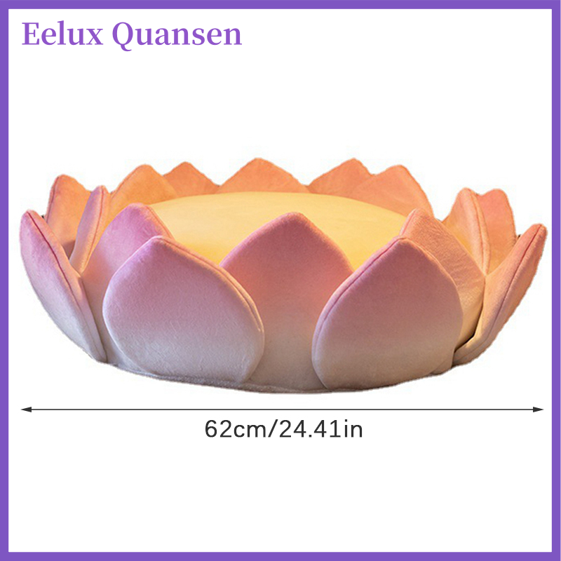 Eelux Vui Lotus đệm trang trí hoa gối sang trọng Guan Yin Ghế đệm cho phòng ngủ sofa trang trí nội thất sen Mat cojines Kid Quà Tặng
