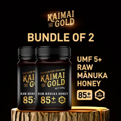 [Bundle Of 2]Kaimai Gold UMF 5+ Raw Manuka Honey - 500g