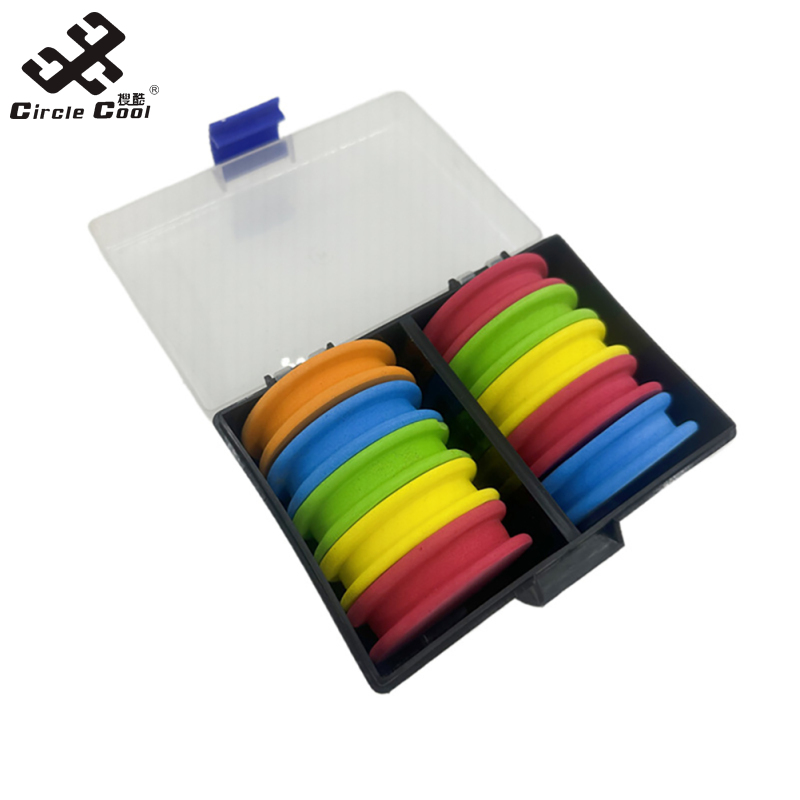 Circle Cool 10PCS Round Fishing Line Foam Spools, Fishing Line Fishing Rigs & Hooks Foam Boards, Fishing Line Storage Holder, Fishing Winding Boards With Box Package ราคา 149 บาท*ส่งฟรี