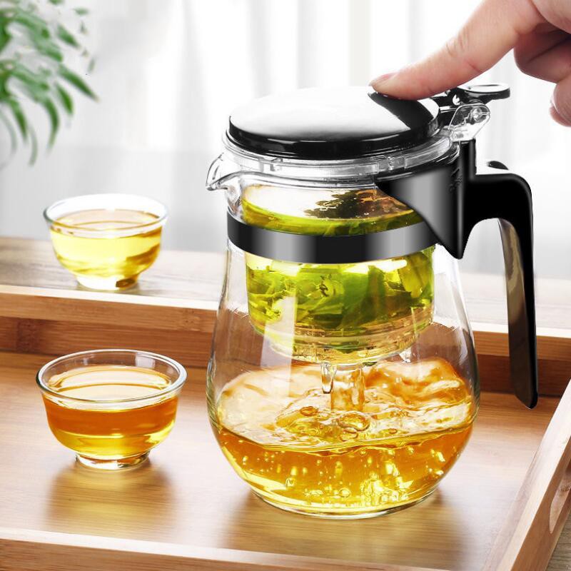 กาน้ำชา กาน้ำชงชา มีที่กรองสแตนเลส ขนาด 750ml Glass teapot ราคา 74 บาท*ส่งฟรี