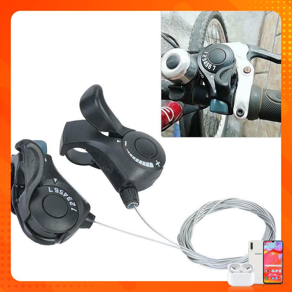 Tay bấm xả , tay đề xe đạp shimano tx30 3x7 .