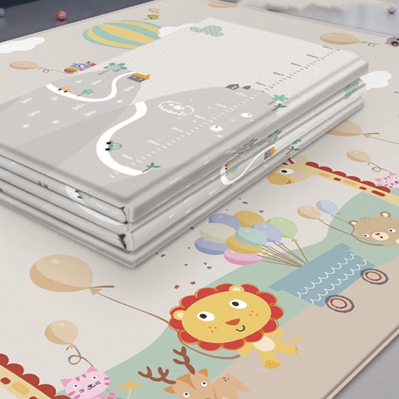 Aoduoyaya180/200cm Baby Mat XPE Double Sided Playmat Waterproof Foldable Crawling Floor Mat Kid Carpet Tikar Lipat Getah