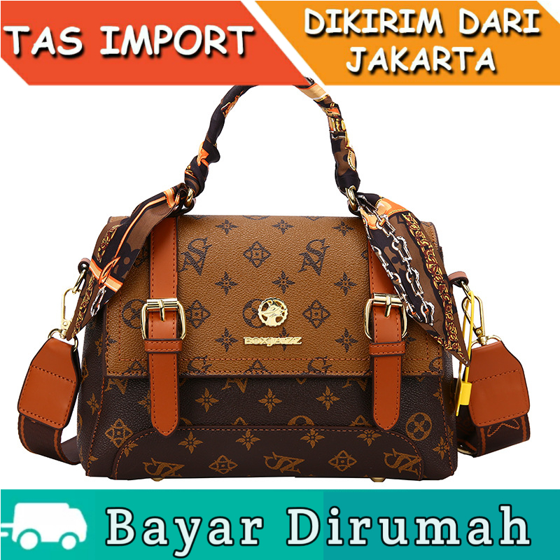 Travel Bag LV - Tas LV slingbag/slempang - tas traveling, Fesyen