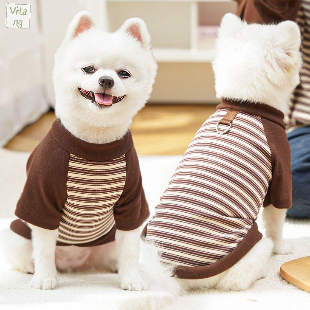 VITANG Đầy màu sắc Áo hoodie cho chó Thoáng khí Thoải mái Áo len cho chó Thời trang Mềm mại Áo khoác cho chó Đi chơi