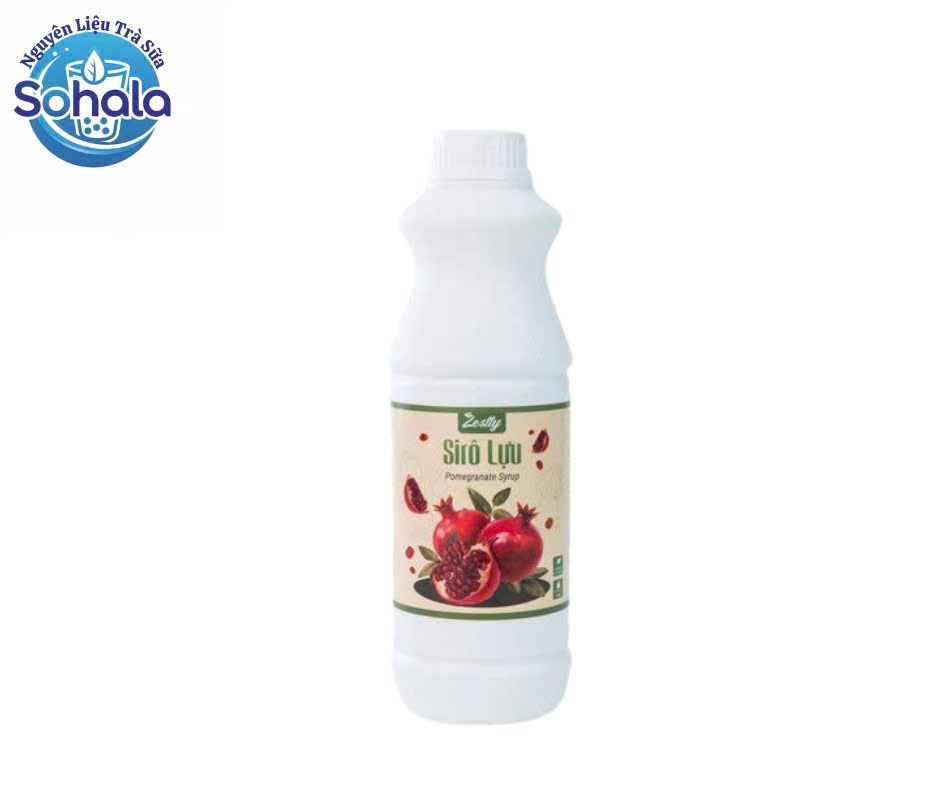Syrup siro Lựu Zestty - chai 1kg