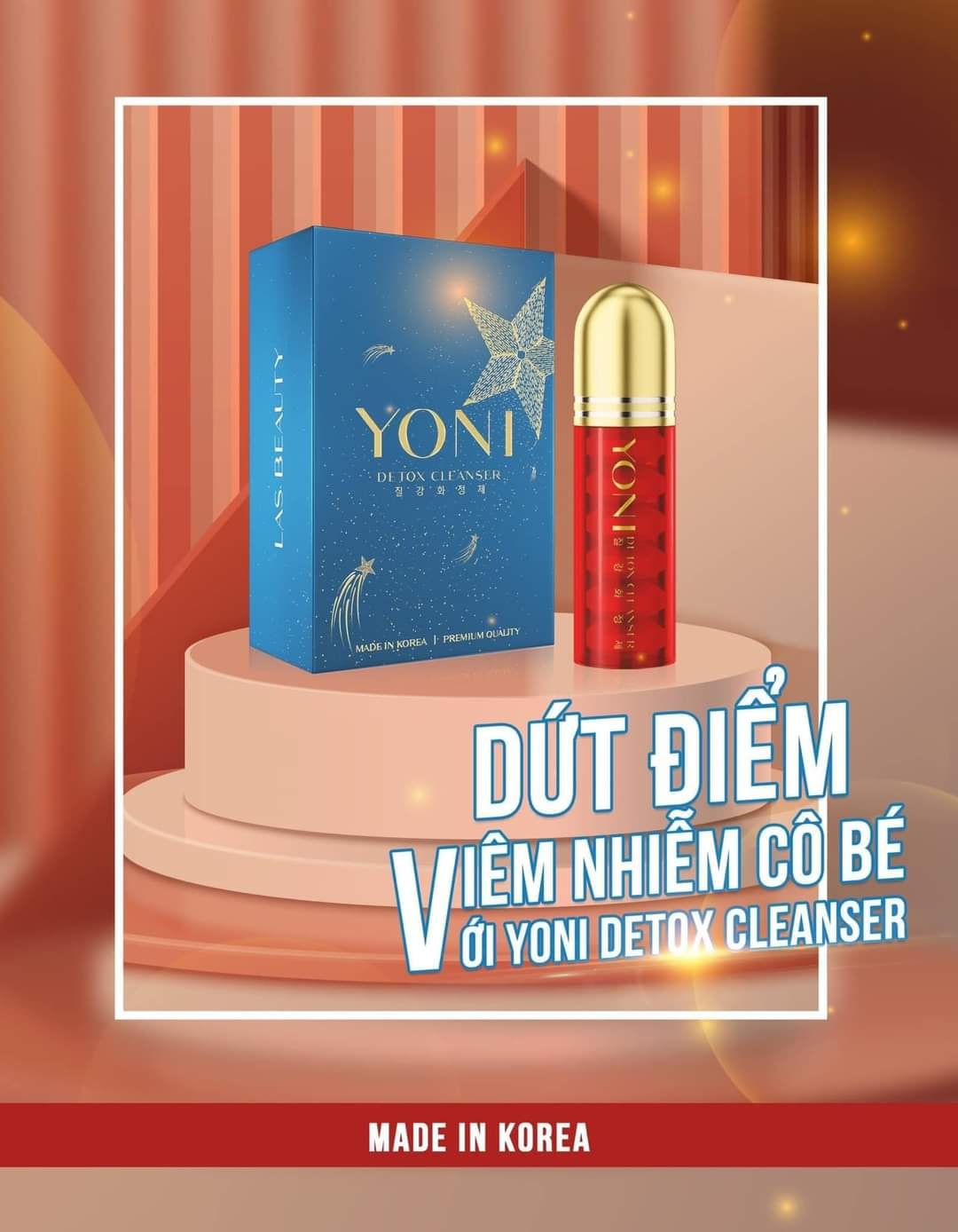 Viên Đặt YONI Hàn Quốc ,Se Khít,Làm Hồng,Tri Viêm HỘP 6 VIÊN