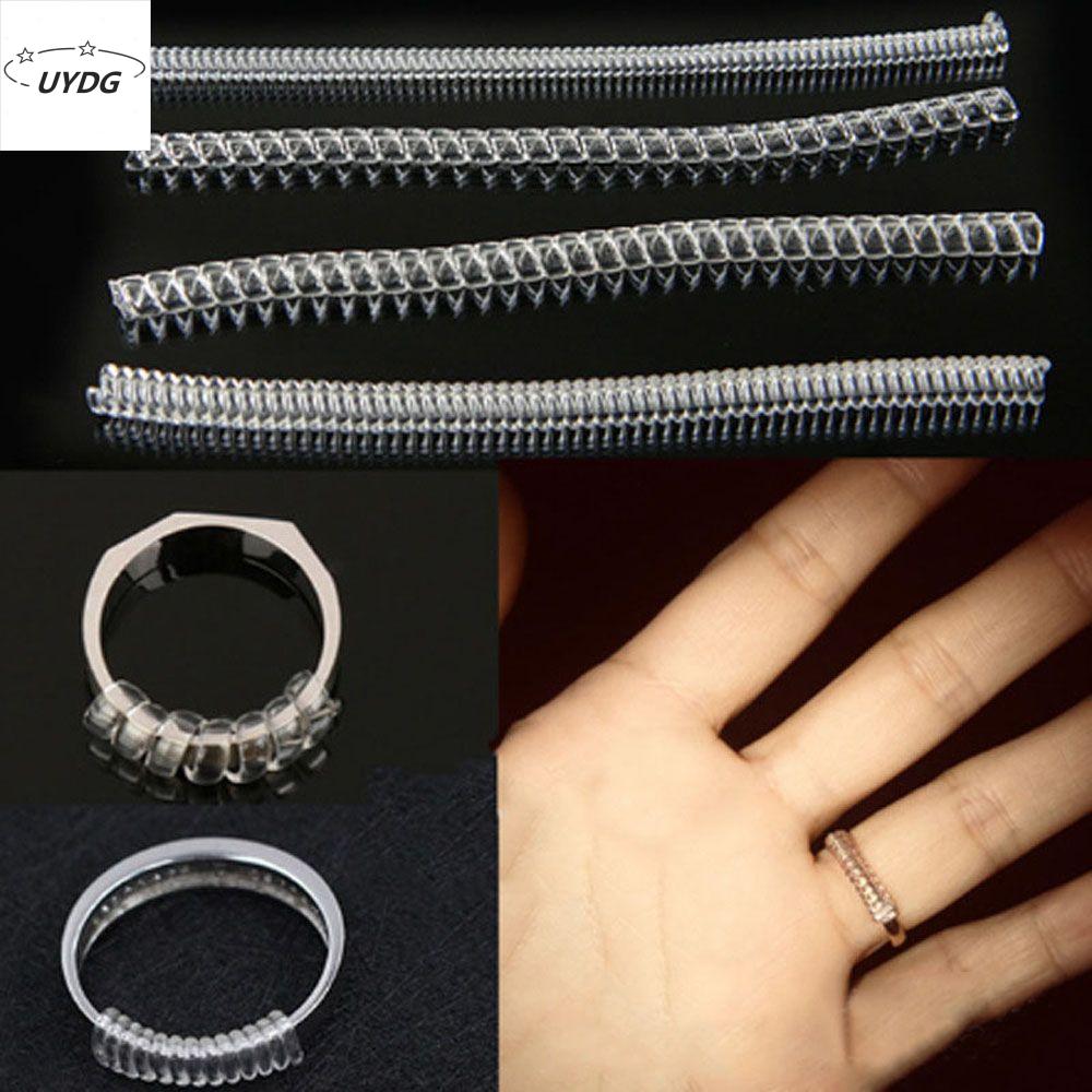 4 Piece Set ring adjuster transparent/ring size adjuster ring